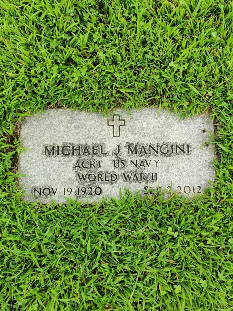 Michael John Mangini's grave. Photo 4