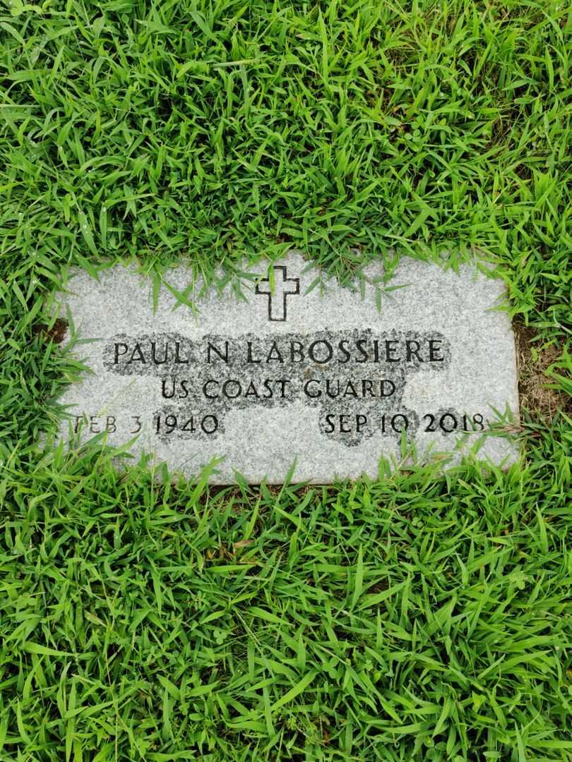 Paul N. Labossiere's grave. Photo 3