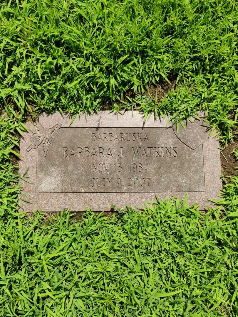 Barbara J. Watkins's grave. Photo 3