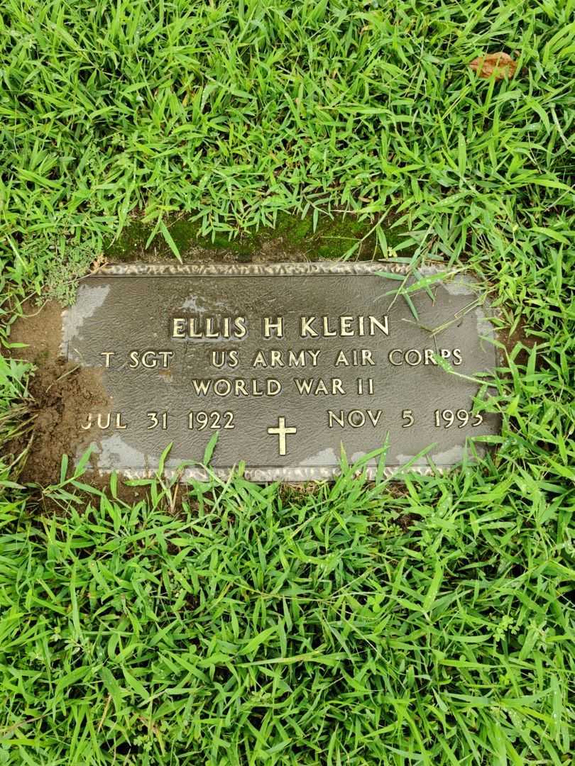 Ellis H. Klein's grave. Photo 3