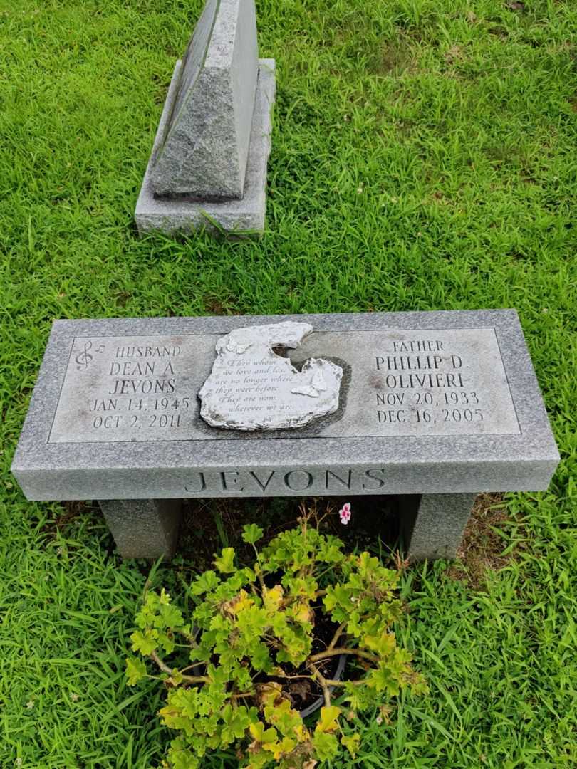 Dean A. Jevons's grave. Photo 1