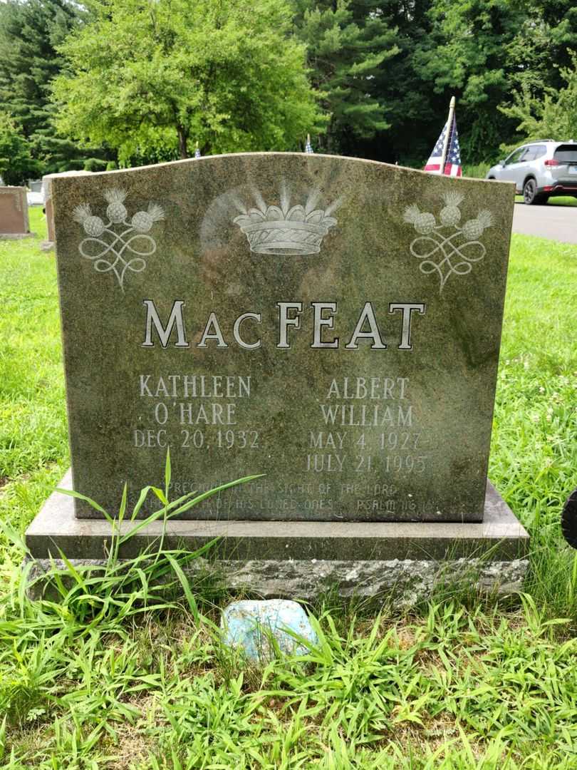 Albert William MacFeat's grave. Photo 1