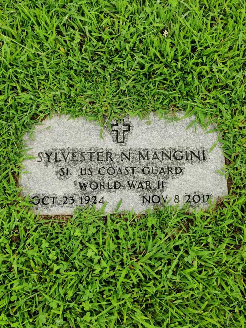 Sylvester N. Mangini's grave. Photo 3