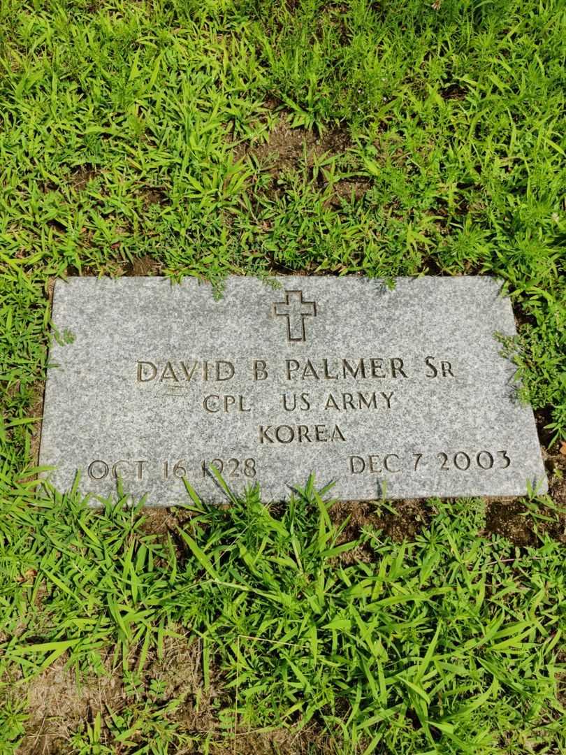 David B. Palmer Senior's grave. Photo 3