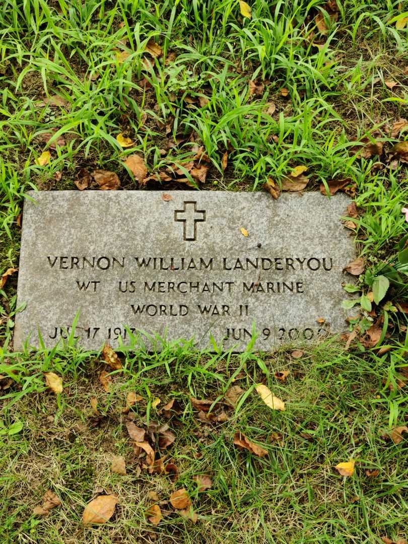 Vernon William Landeryou's grave. Photo 3