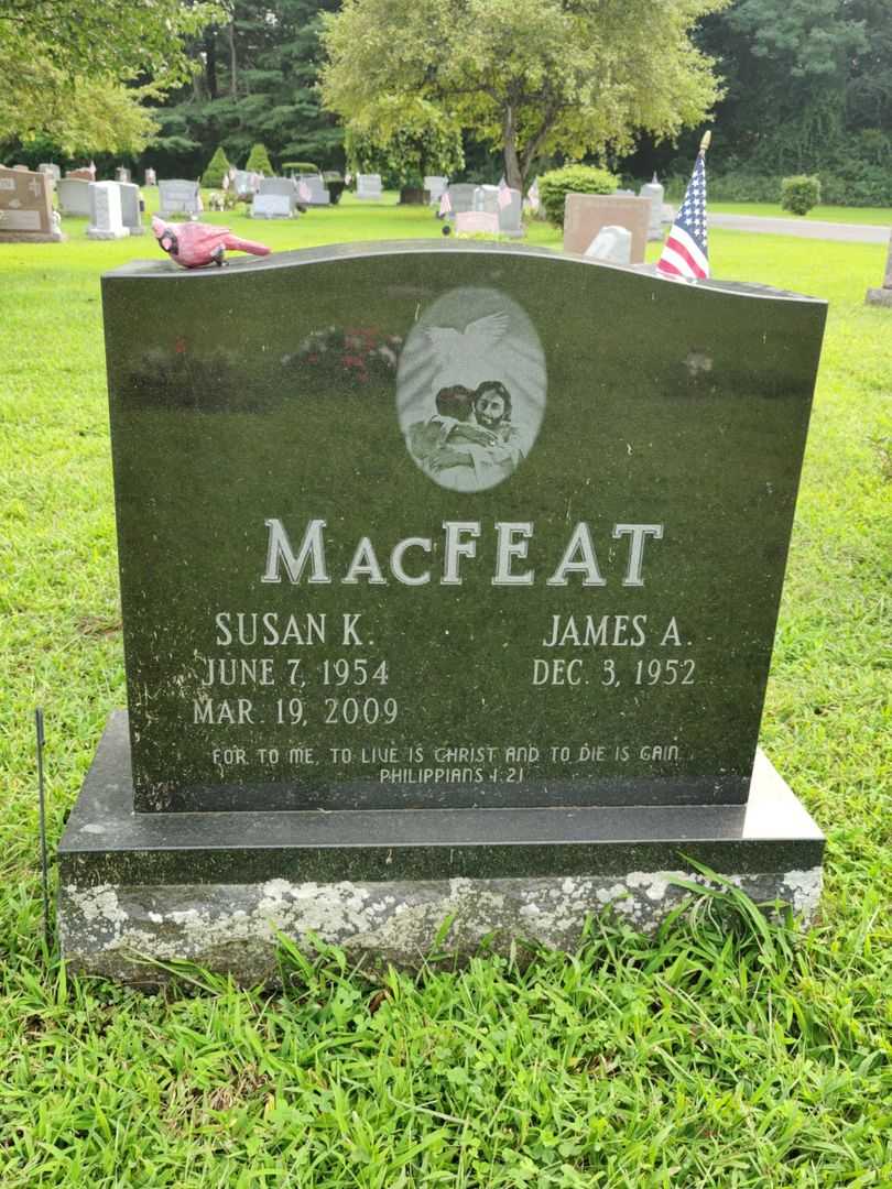 Susan K. MacFeat's grave. Photo 1