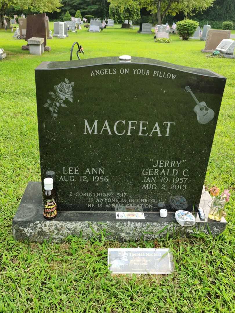 Gerald C. "Jerry" MacFeat's grave. Photo 1