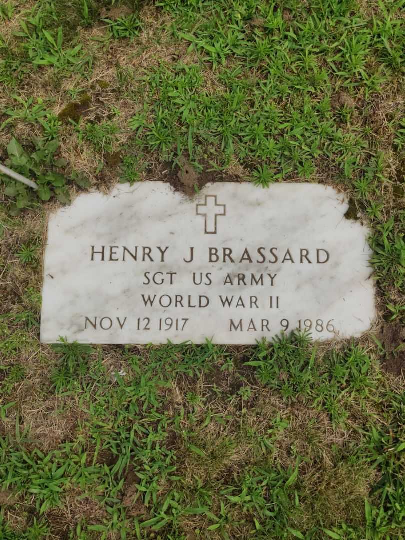 Henry J. Brassard's grave. Photo 3