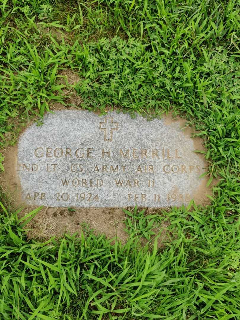 George H. Merrill's grave. Photo 3