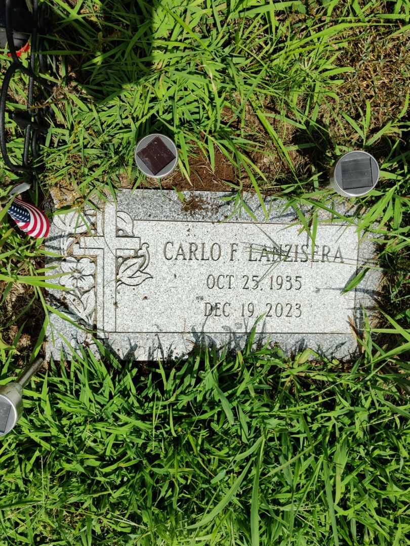 Carlo F. Lanzisera's grave. Photo 1