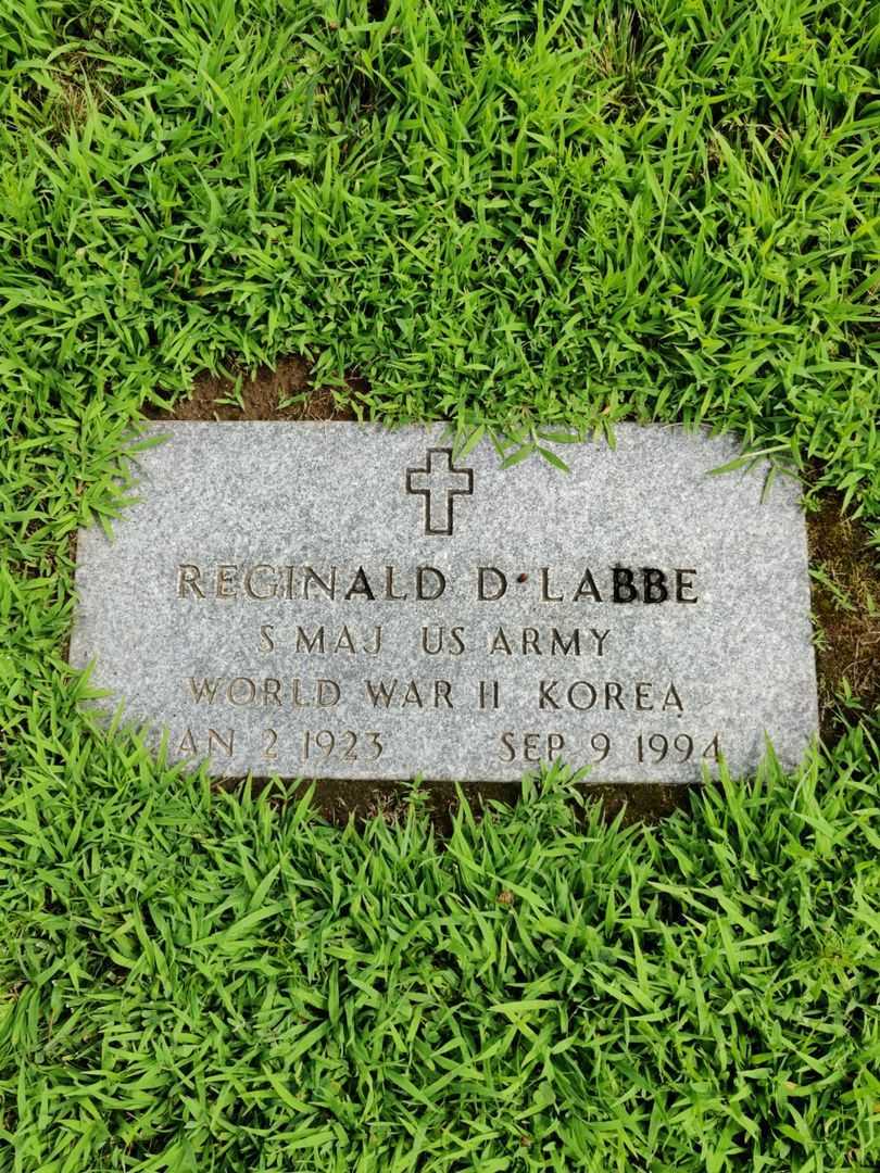 Reginald D. Labbe's grave. Photo 3