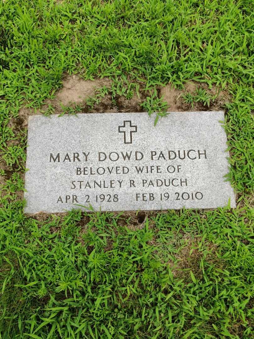 Mary C. Dowd Paduch's grave. Photo 3