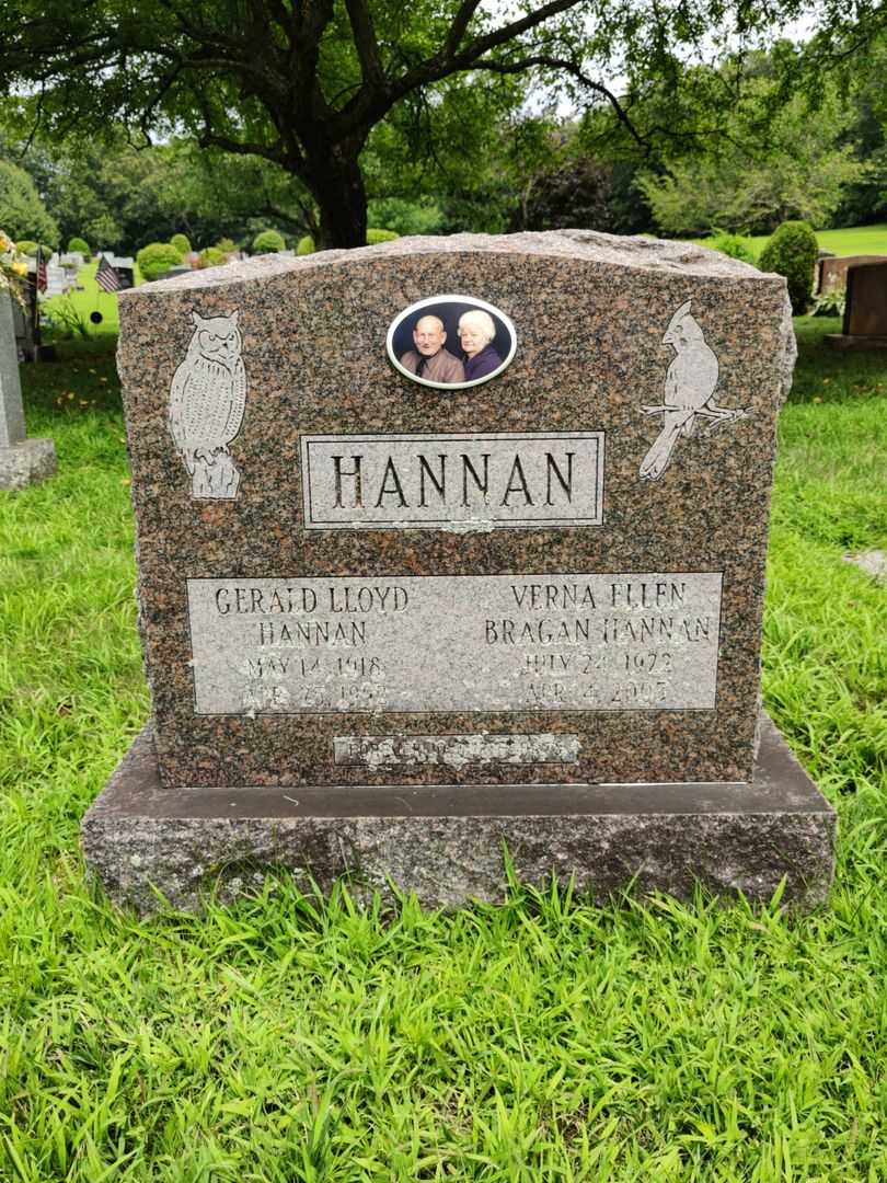 Gerald Lloyd Hannan's grave. Photo 1
