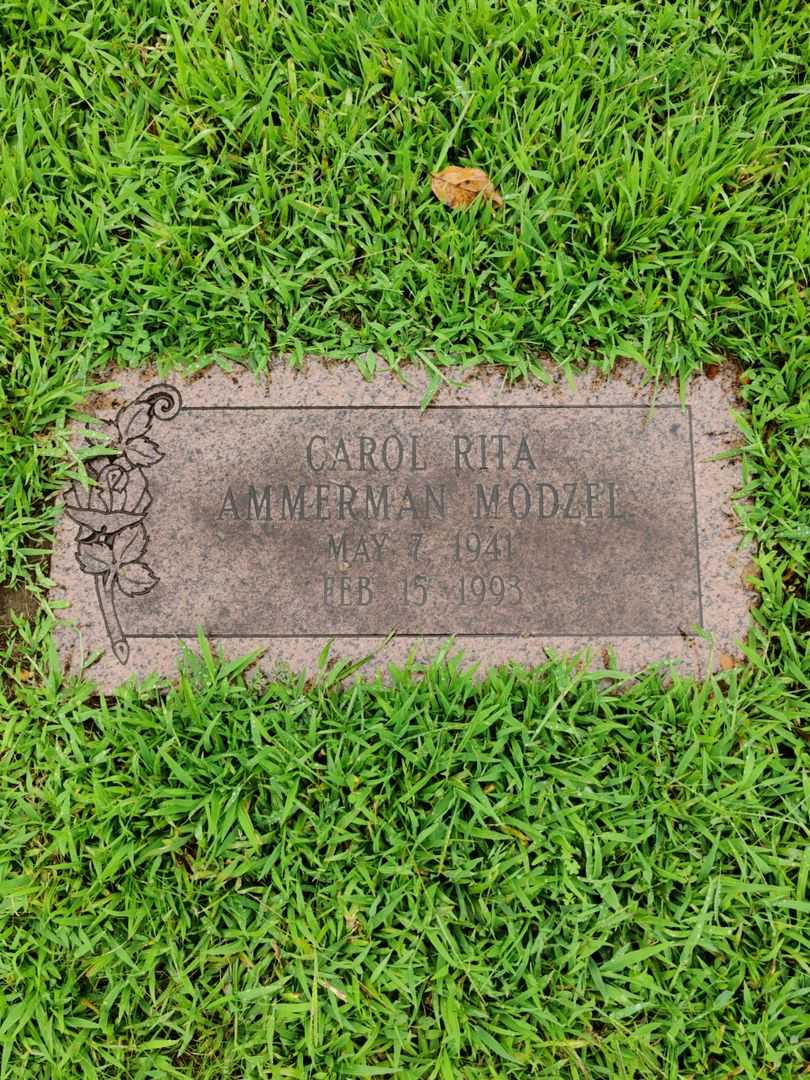 Carol Rita Ammerman Modzel's grave. Photo 3