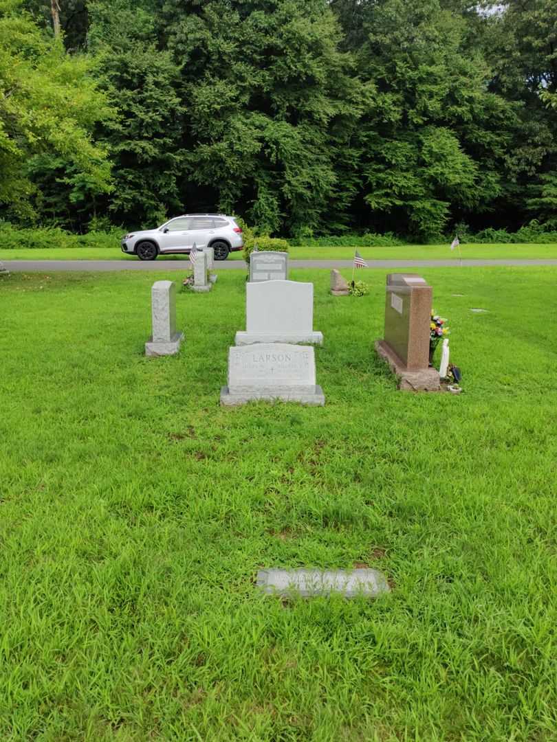 Mildred V. Larson's grave. Photo 2