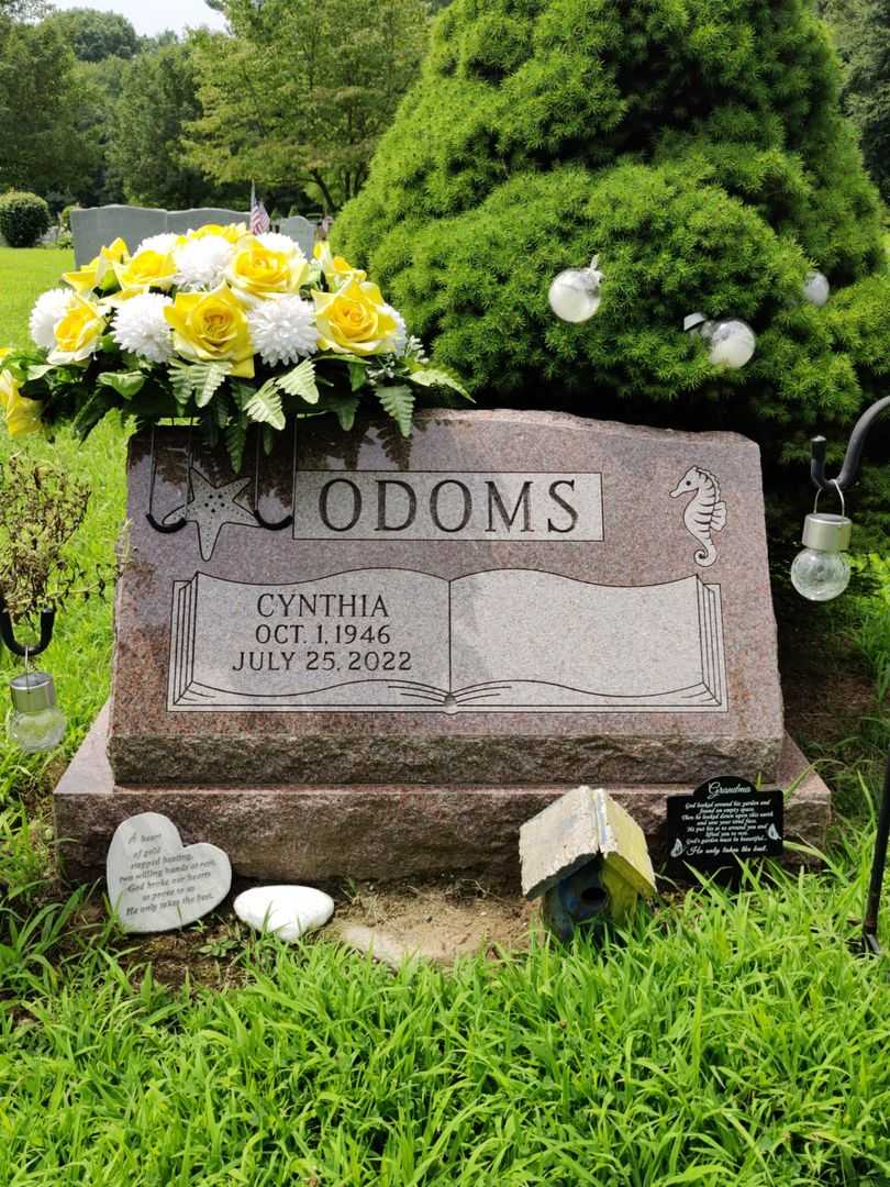 Cynthia A. Odoms's grave. Photo 1