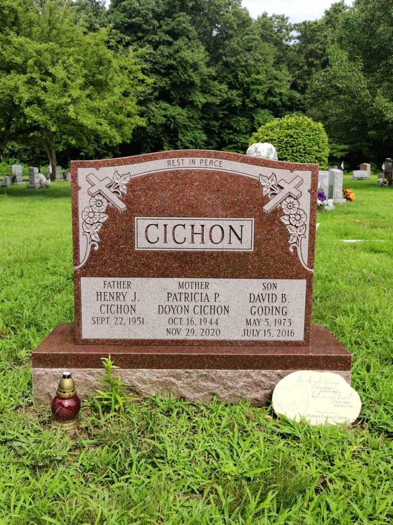 David B. Goding Cichon's grave. Photo 1