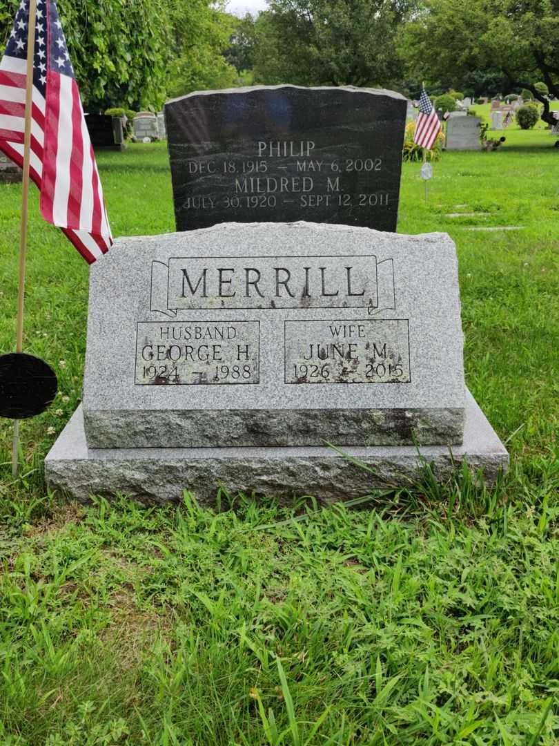 June E. Magnuson Merrill's grave. Photo 1