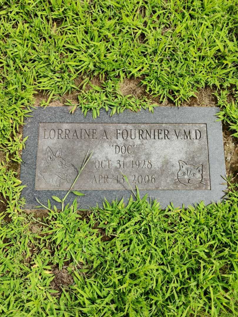Lorraine A. "Doc" Fournier's grave. Photo 3