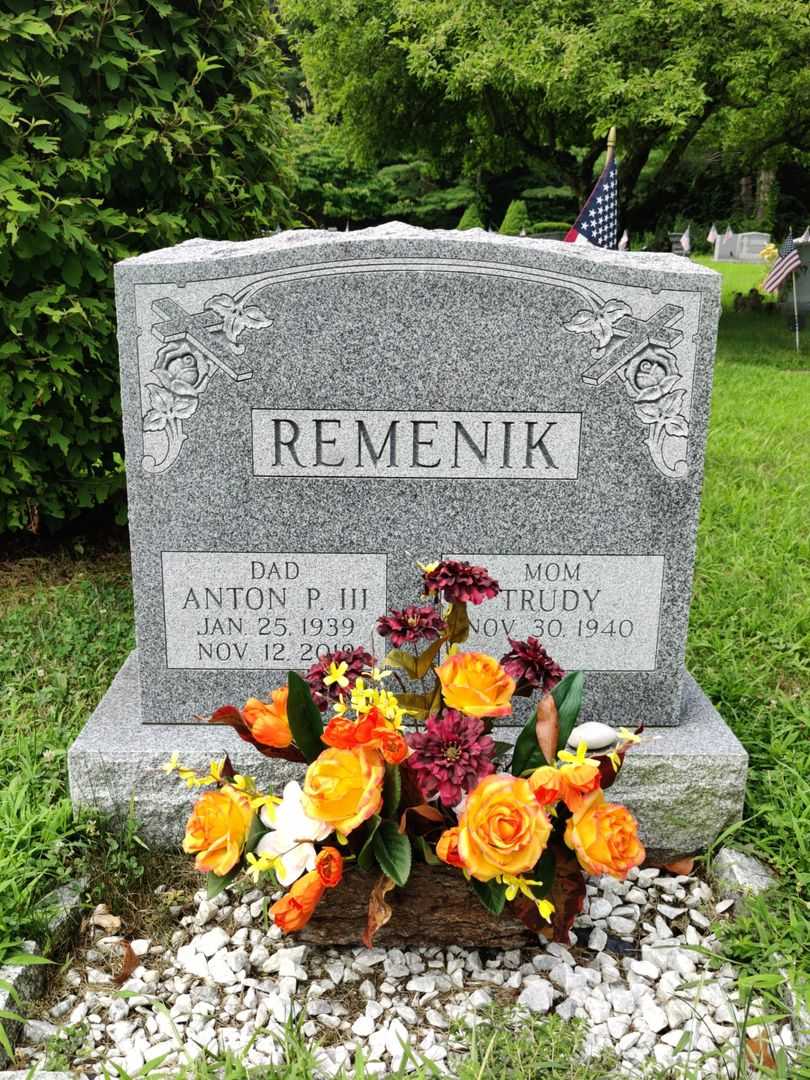Anton P. Remenik Third's grave. Photo 1