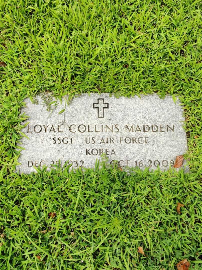 Loyal Collins Madden's grave. Photo 3