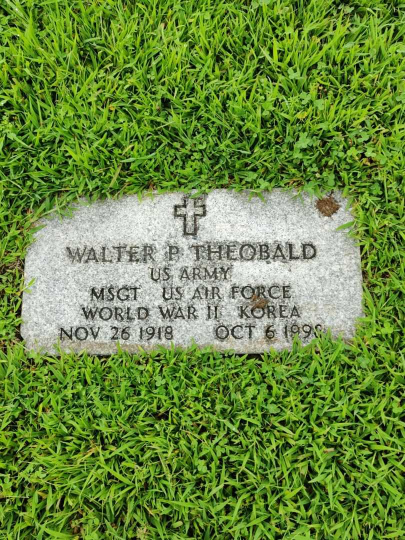 Walter P. Theobald's grave. Photo 3
