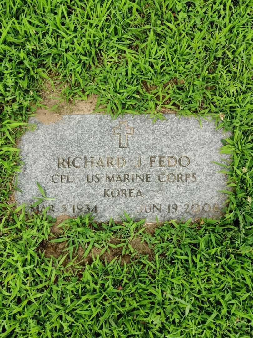 Richard J. Fedo's grave. Photo 3