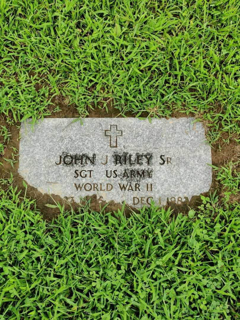 John Joseph Riley Senior's grave. Photo 3