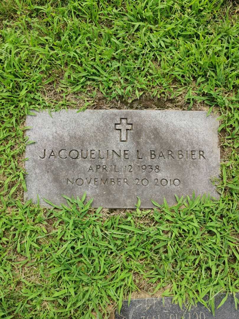 Jacqueline L. Barbier's grave. Photo 3