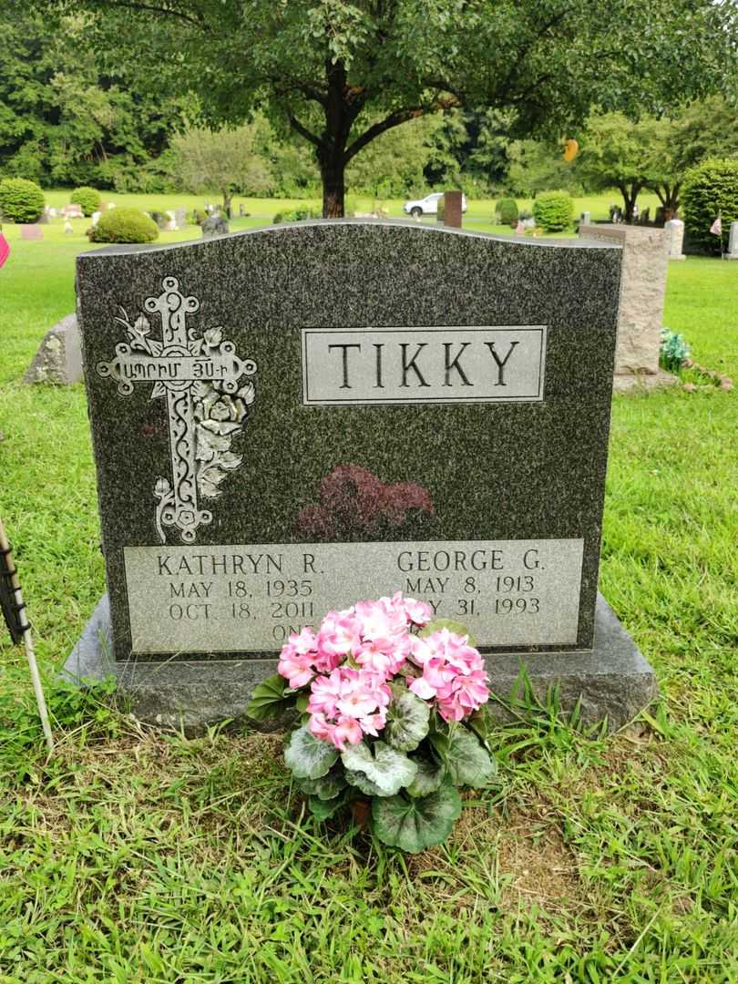 George G. Tikky's grave. Photo 1