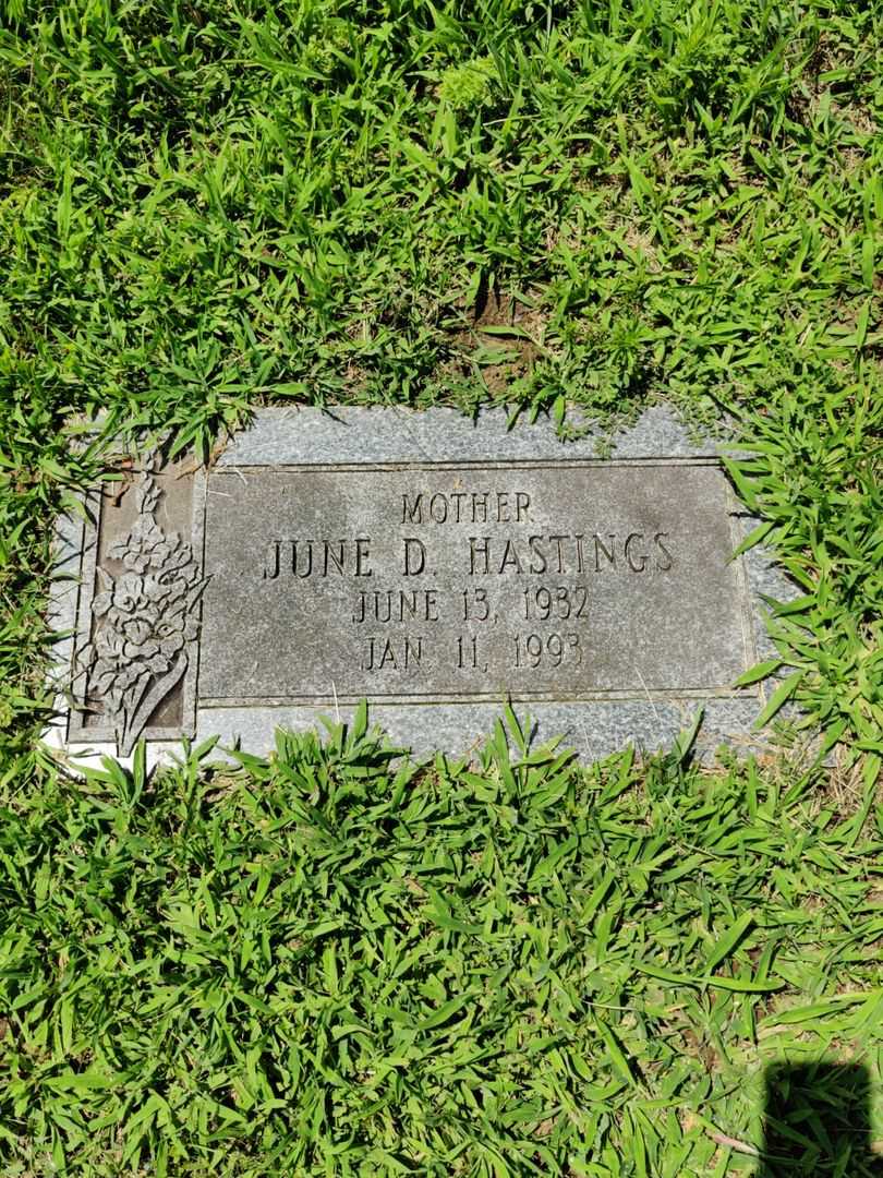 Clarence R. Hastings's grave. Photo 1