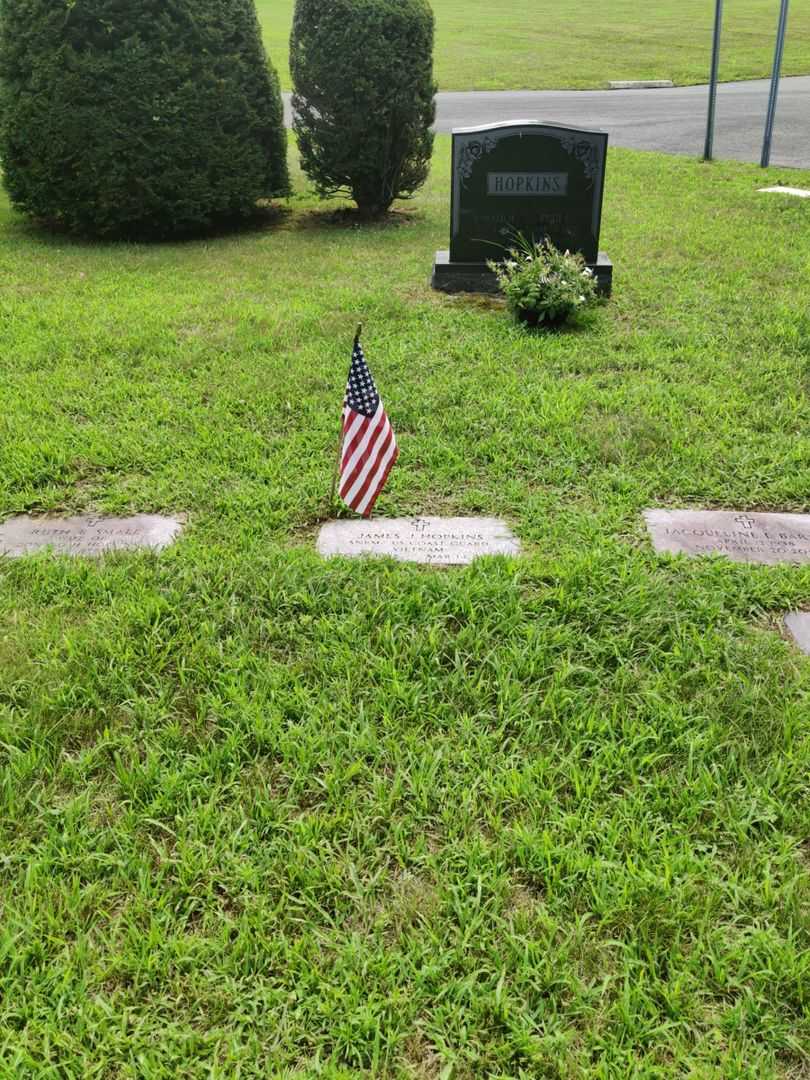 James J. Hopkins's grave. Photo 2