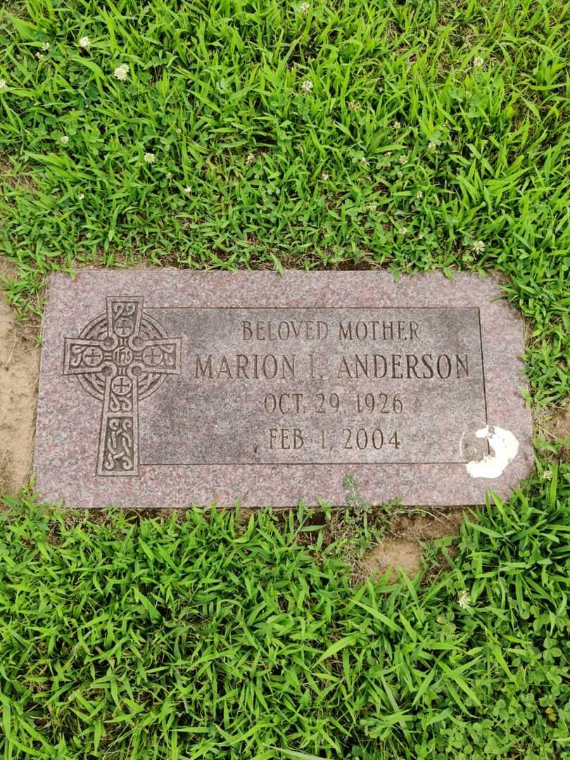 Marion I. Anderson's grave. Photo 1
