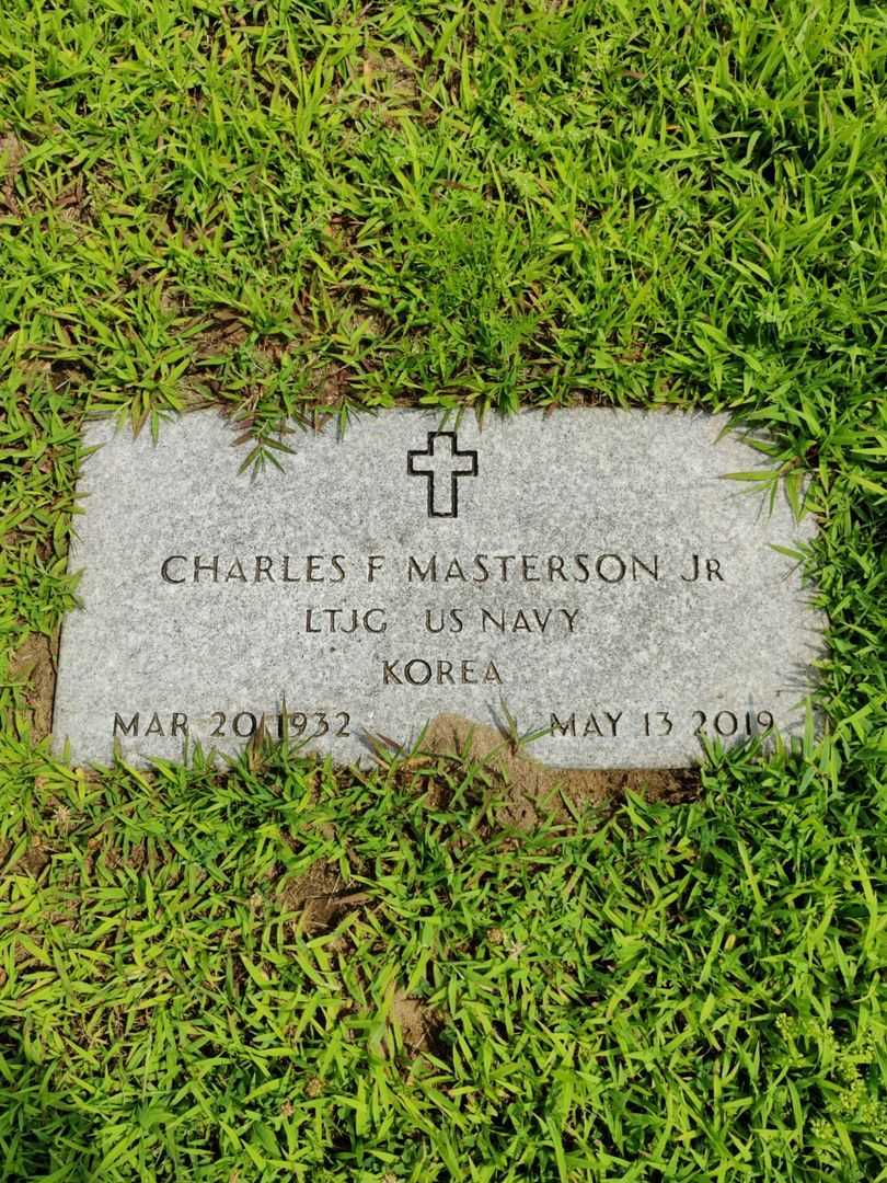 Charles F. Masterson Junior's grave. Photo 3