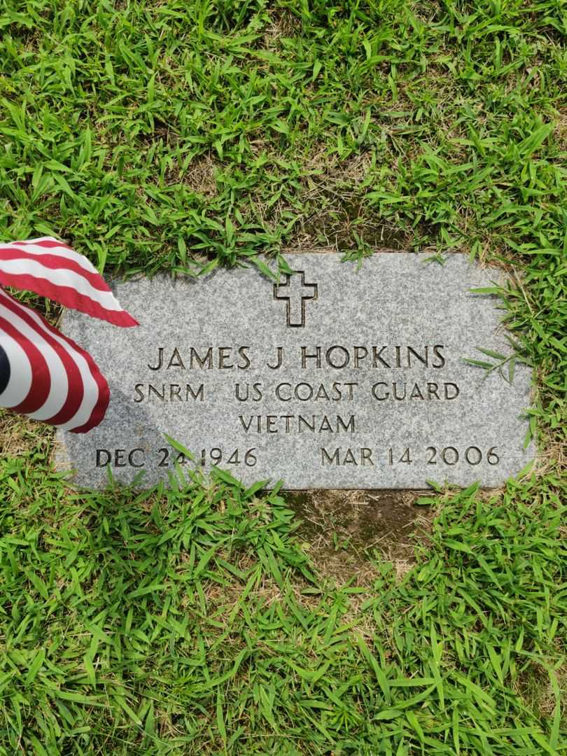 James J. Hopkins's grave. Photo 3