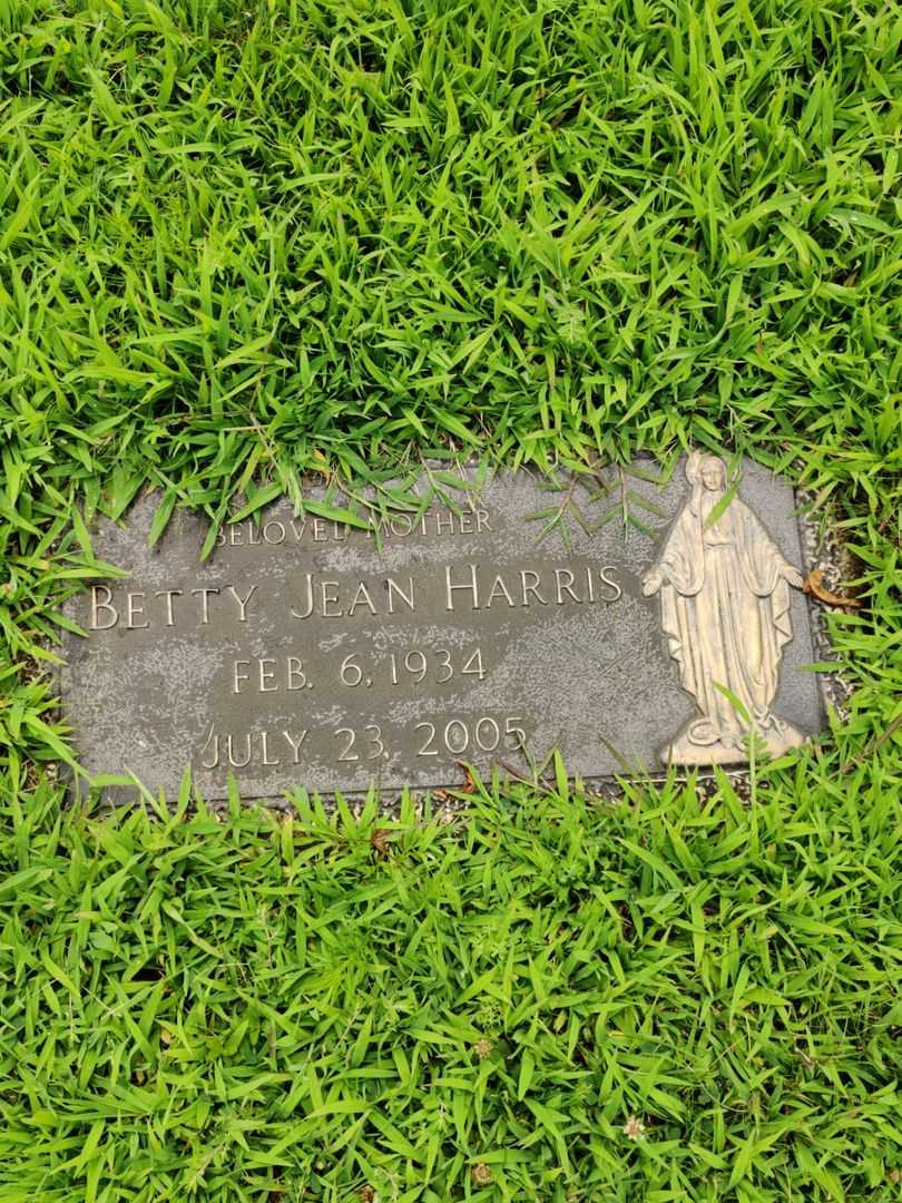 Betty Jean Harris's grave. Photo 3
