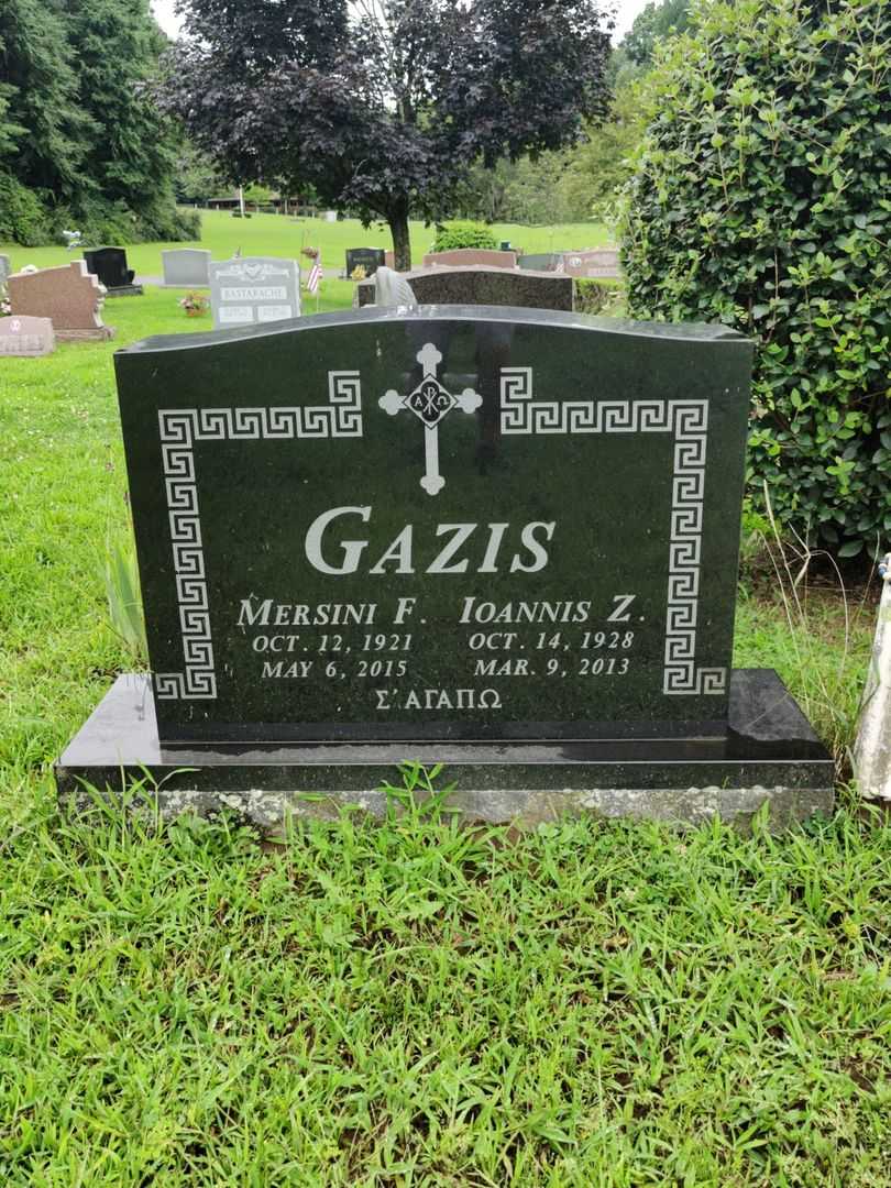 Ioannis Z. Gazis's grave. Photo 1