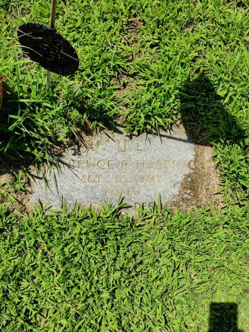 Clarence R. Hastings's grave. Photo 3