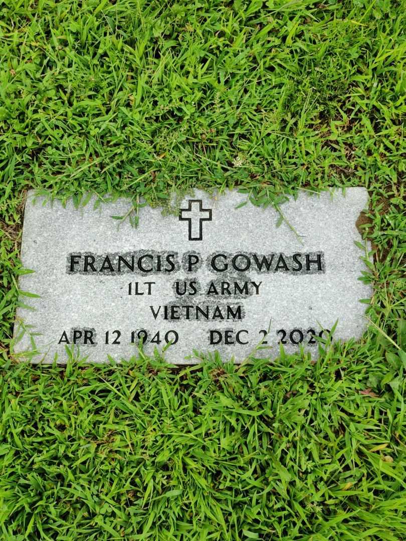 Francis P. Gowash's grave. Photo 3