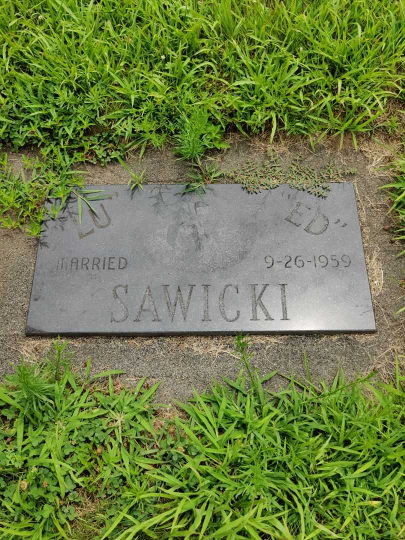 Edward John "Ed" Sawicki's grave. Photo 3