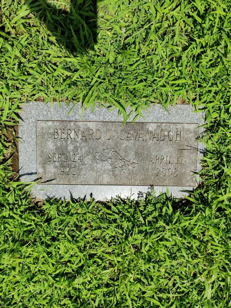 Bernard J. Cavanaugh's grave. Photo 1