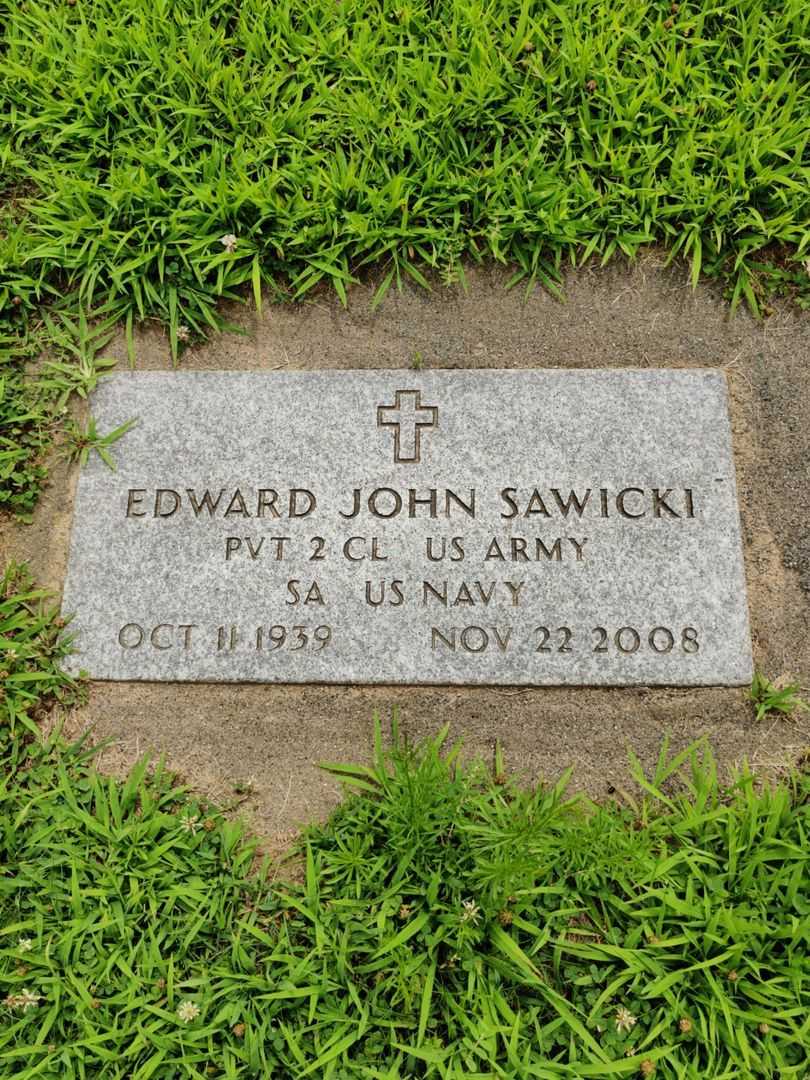 Edward John "Ed" Sawicki's grave. Photo 4
