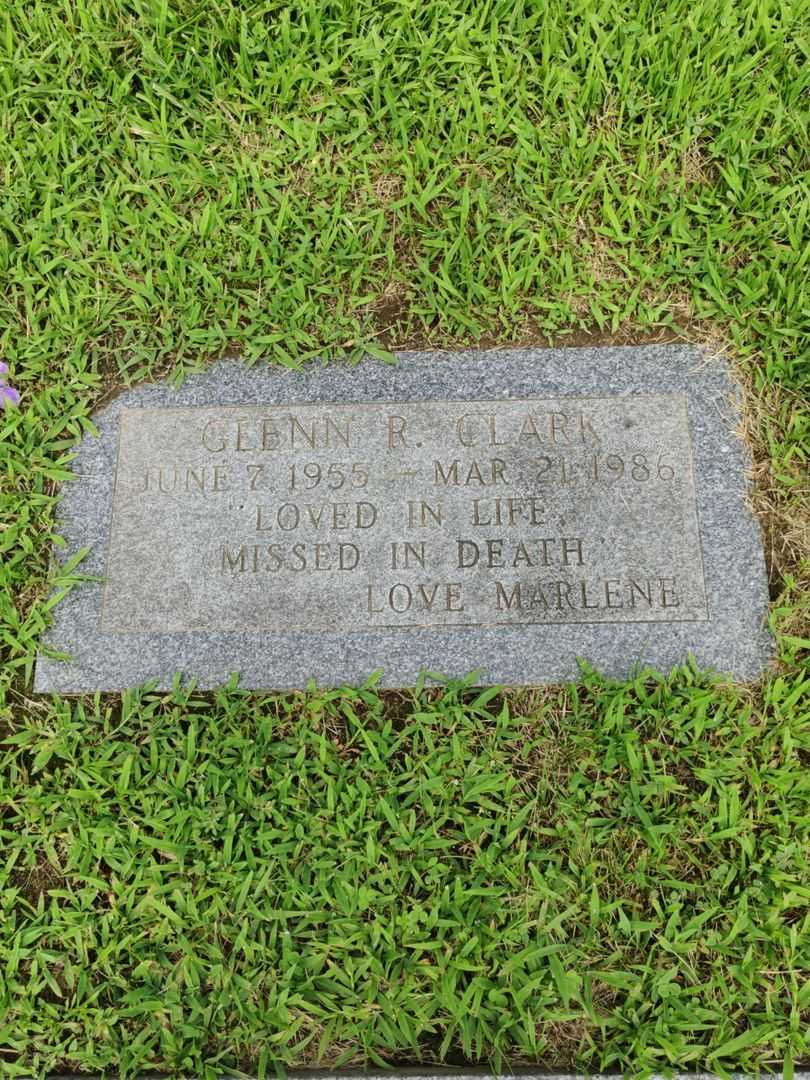 Glenn R. Clark's grave. Photo 3