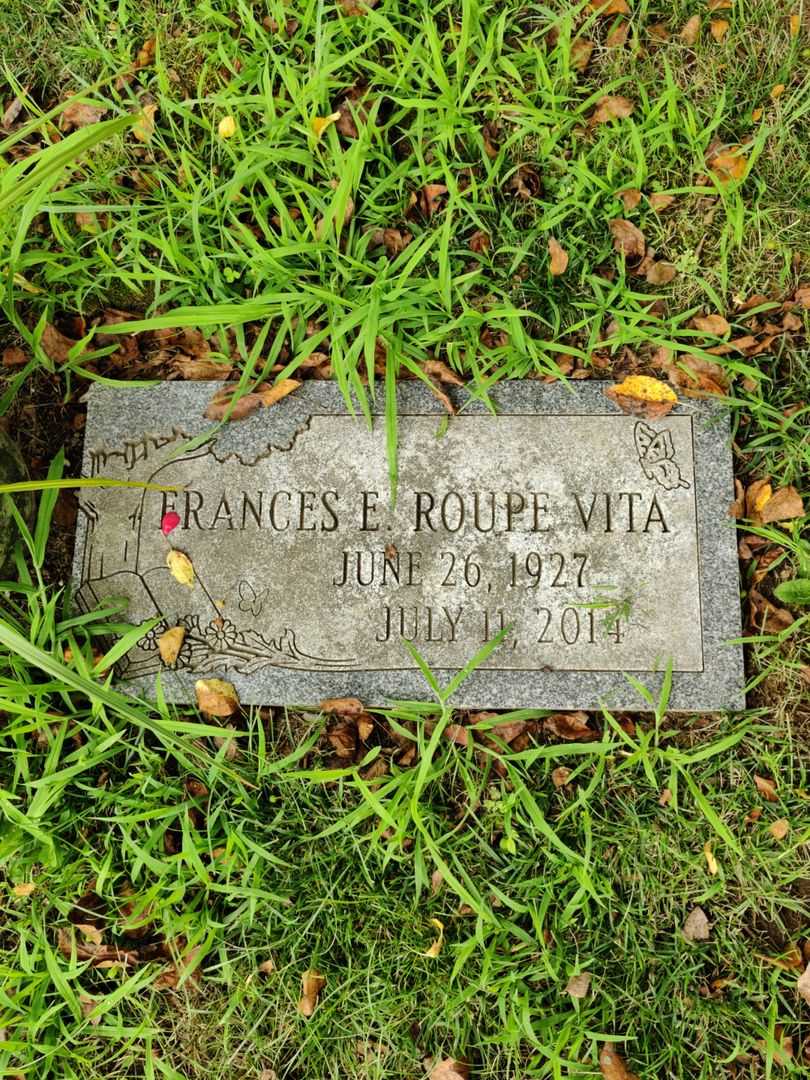 Frances E. Roupe Vita's grave. Photo 3