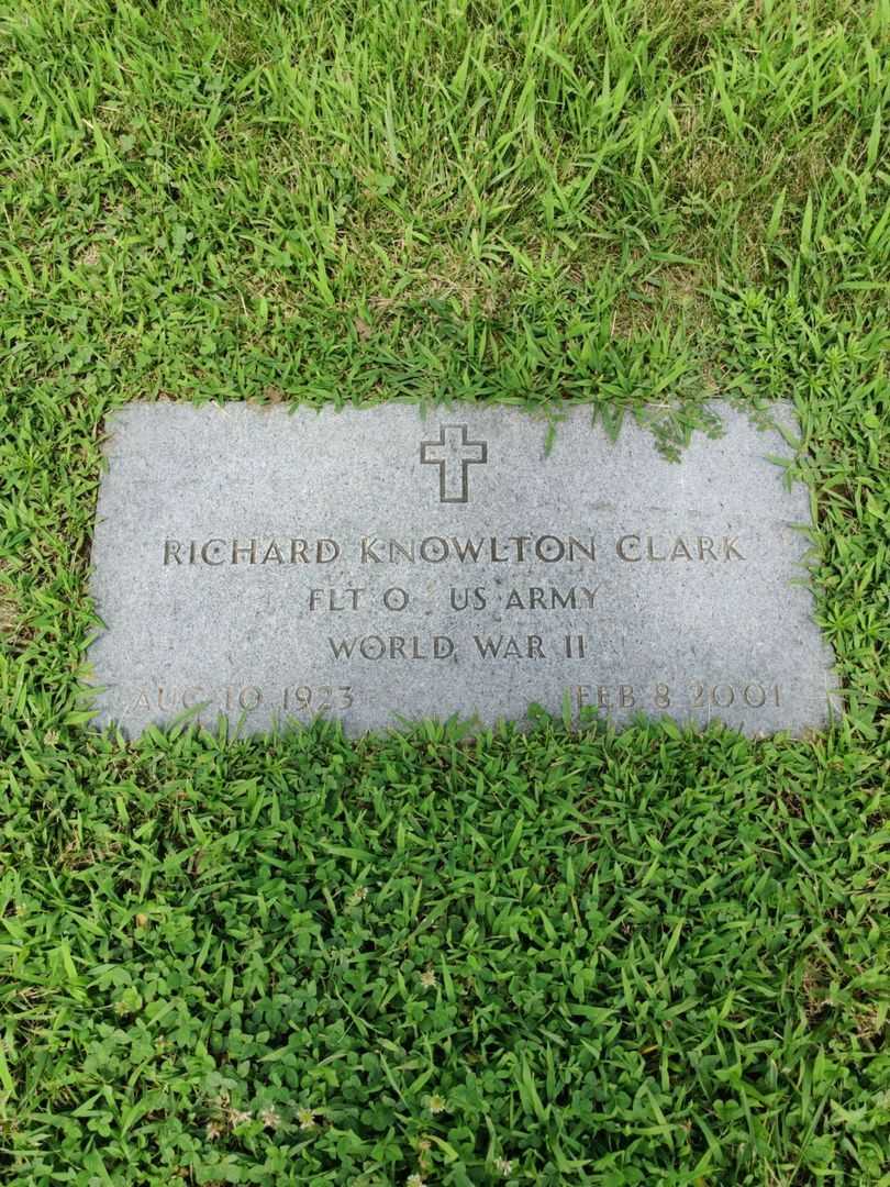 Richard Knowlton Clark's grave. Photo 3
