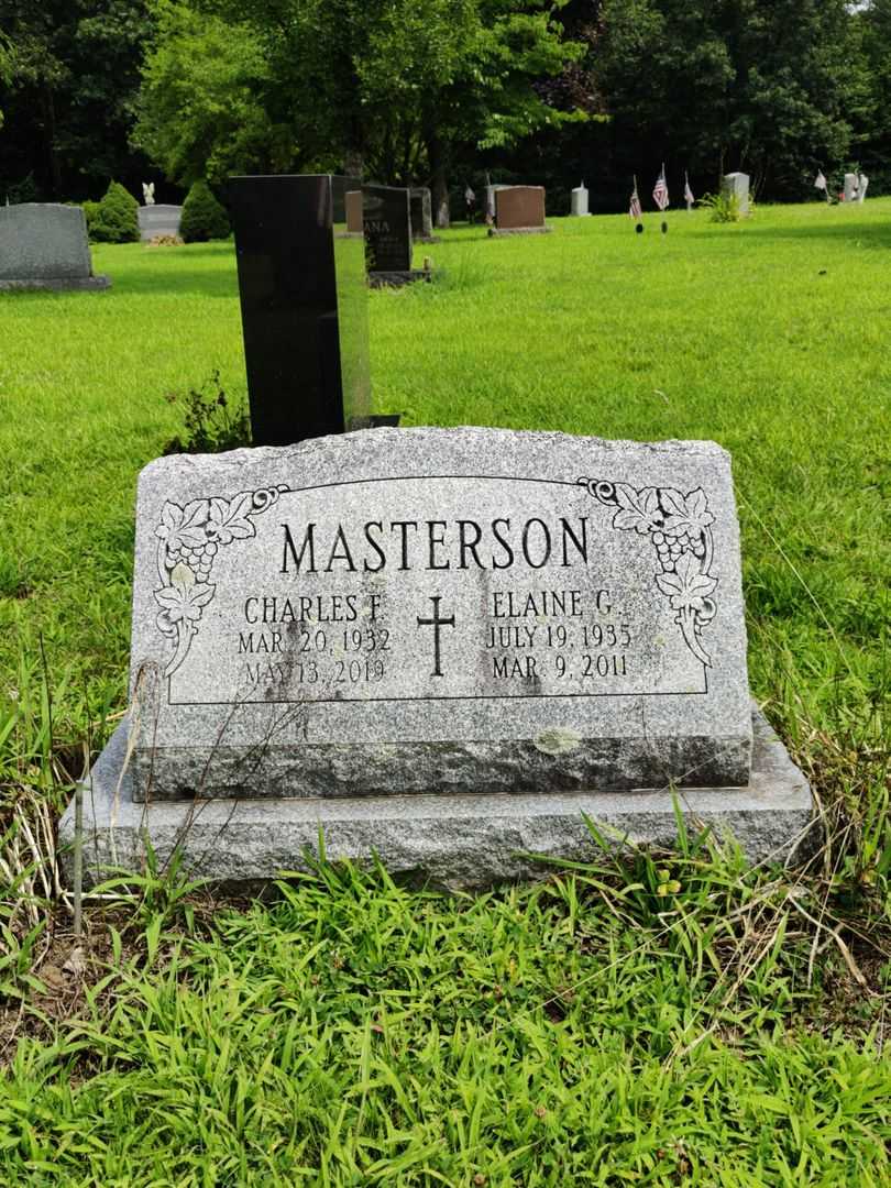 Charles F. Masterson Junior's grave. Photo 1