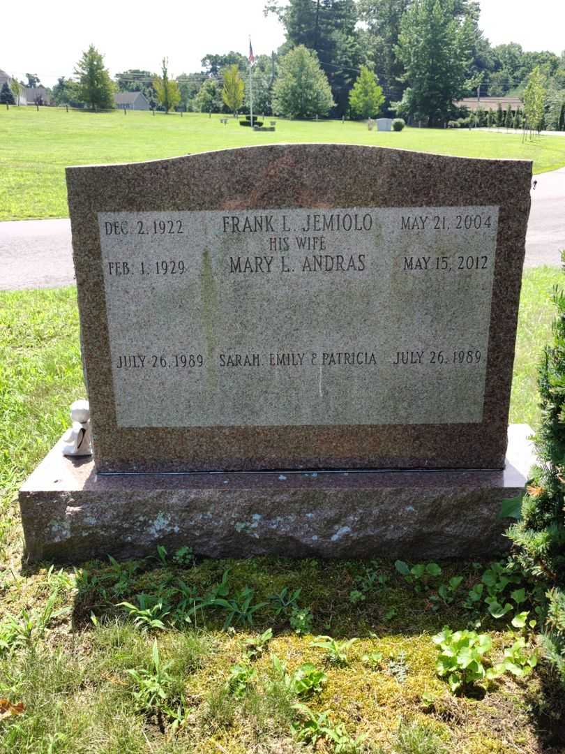 Frank L. Jemiolo's grave. Photo 3
